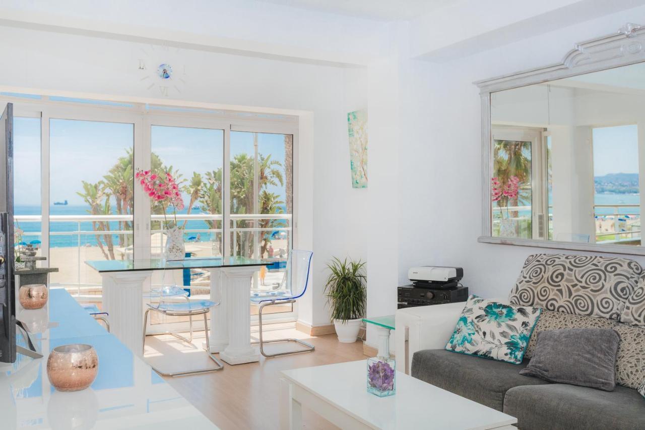 Apartamento Lujo Frente Al Mar Centro De Málaga Buitenkant foto